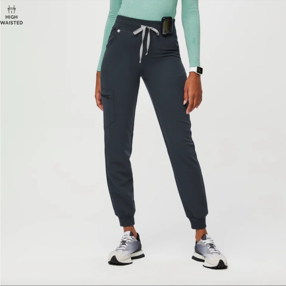 Figs Zamora Joggers High Waisted. Dark Harbor. PM